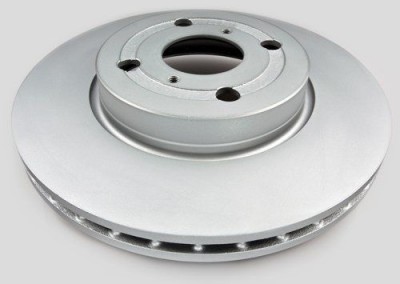 Zinc flakes brake disc