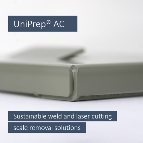 Atotech introduces UniPrep® AC, a line of sustainable weld and laser scale removal products || General metal finishing