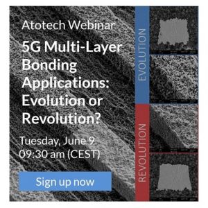 EL webinar: 5G Multi-layer bonding applications: Evolution or revolution? — June 9, 9:30 a.m. (CEST)